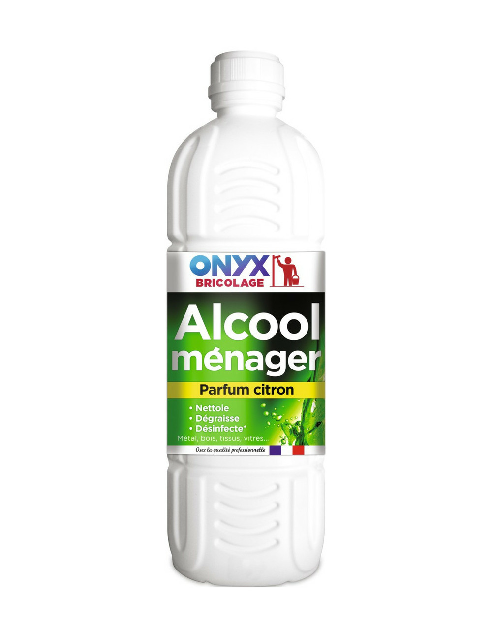 Alcool ménager parfume bouteille 1 litre citron - onyx