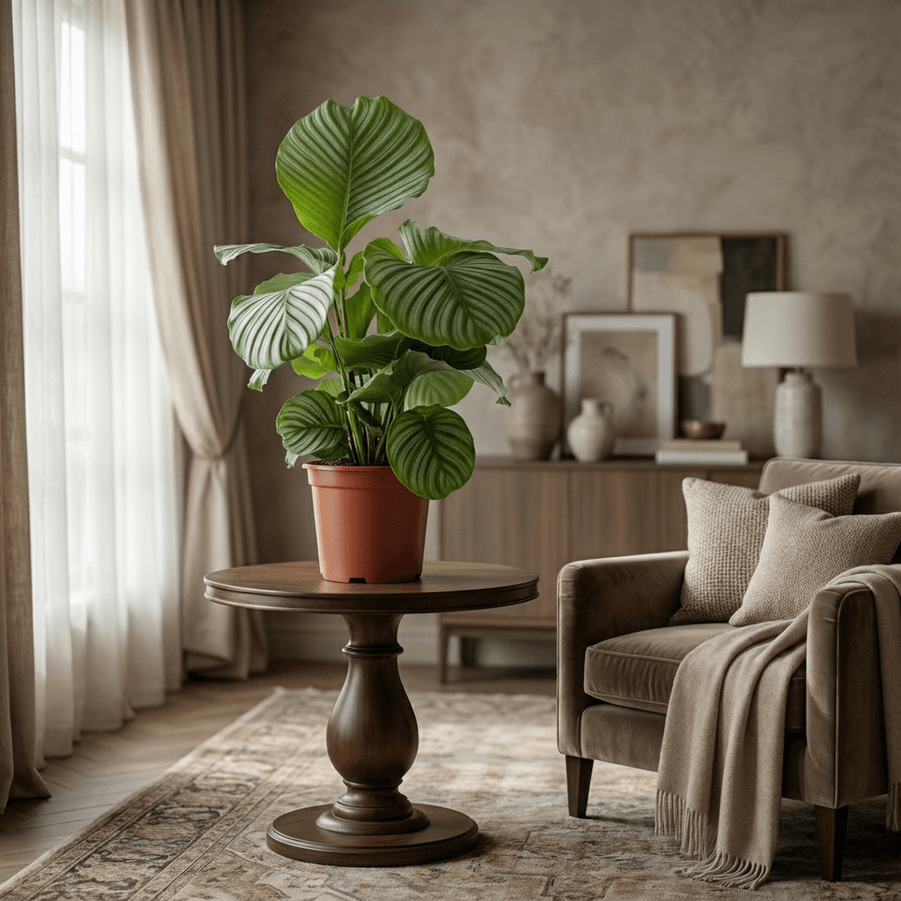 Calathea orbifolia - pot de 21cm - hauteur 60 - 70cm - plantes d'intérieur