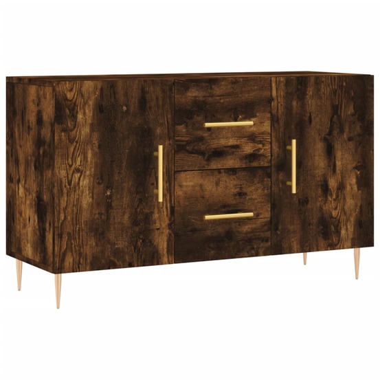 Buffet bahut commode armoire meuble de rangement organisateur cuisine salle de séjour salon 100 x 36 x 60 cm bois d'ingénieri