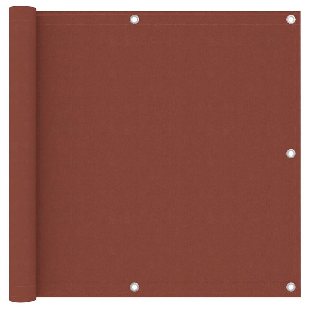 Écran de balcon terre cuite 90x300 cm tissu oxford
