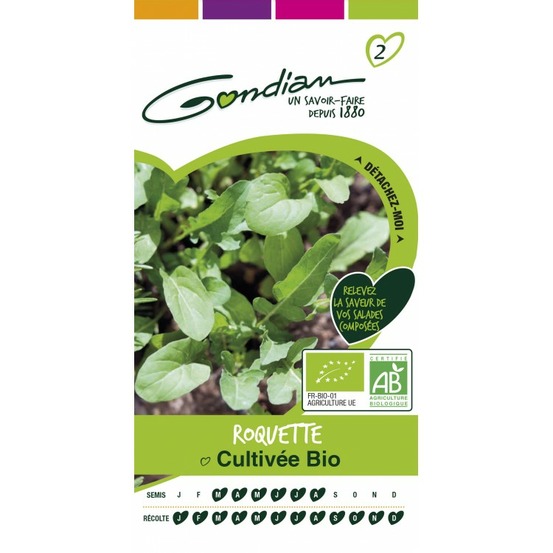 Roquette cultivée bio