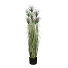 Mica decorations plante artificielle cat gras - 30x30x115 cm - pvc - pourpre