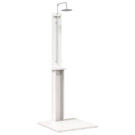 Douche d'extérieur 206 cm blanc