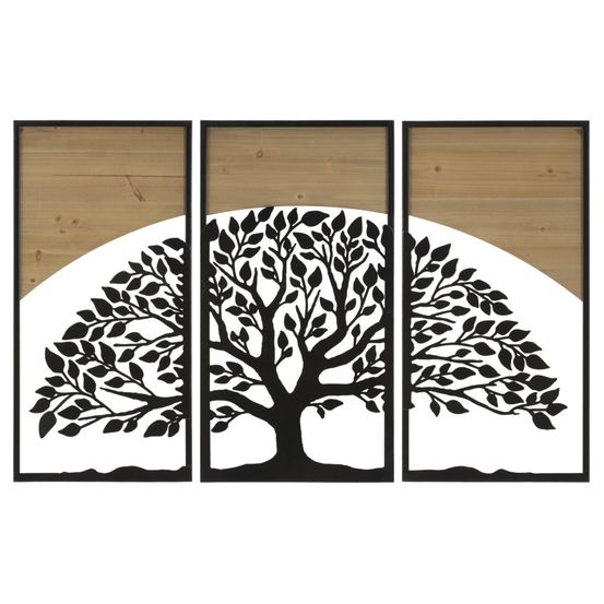 Lot de 3 décorations murales encadrées