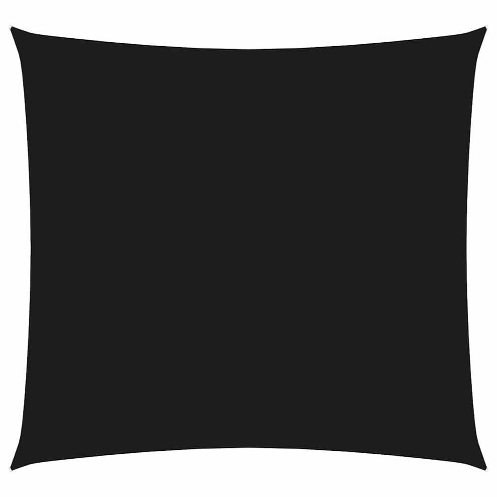 Voile de parasol tissu oxford carré 2,5x2,5 m noir