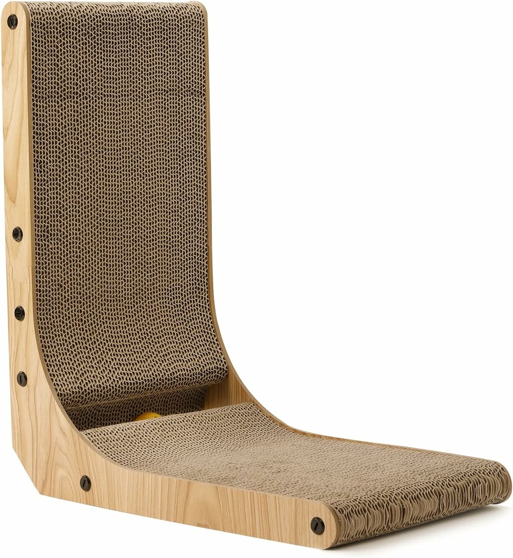 Griffoir pour chat, griffoir mural en forme de l de 42 cm