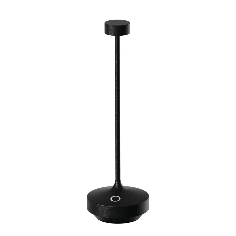 Lampe de table sans fil ruby noir h25cm
