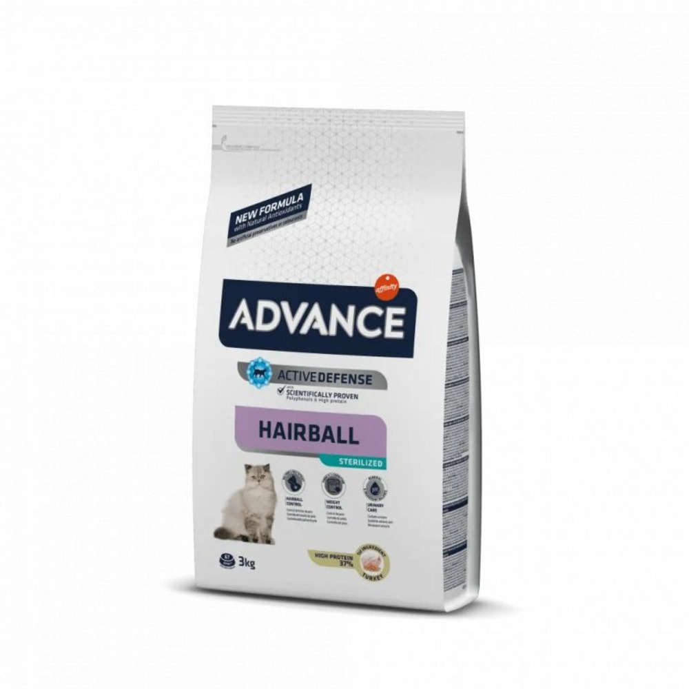 Croquettes chat adult sterilized hairball - advance 1,5 kg