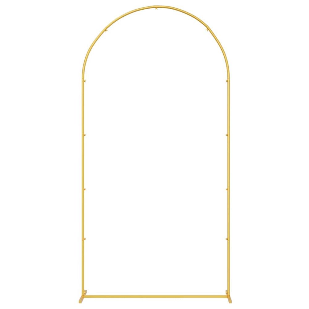 Arche de mariage doré 100 x 39 x 200 cm acier