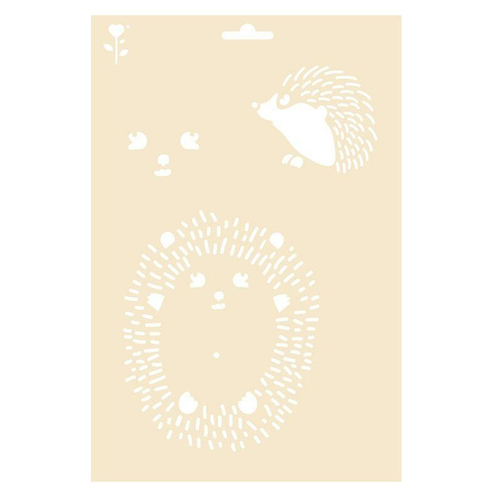 Pochoir a4 - hérissons