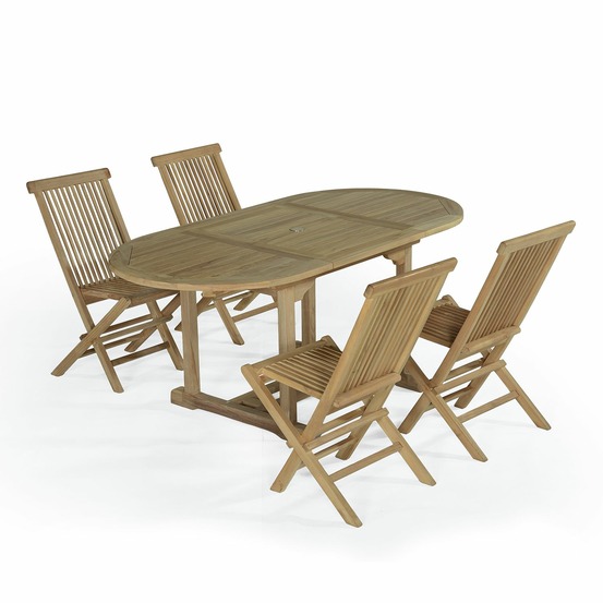 SALON DE JARDIN EN TECK HAWAI-(783885)