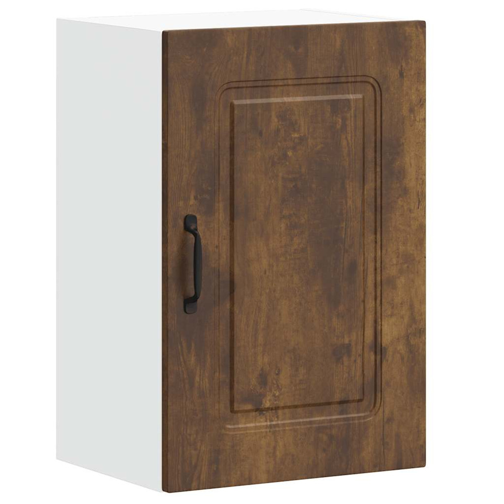 Armoire murale de cuisine kalmar chêne fumé bois d'ingénierie