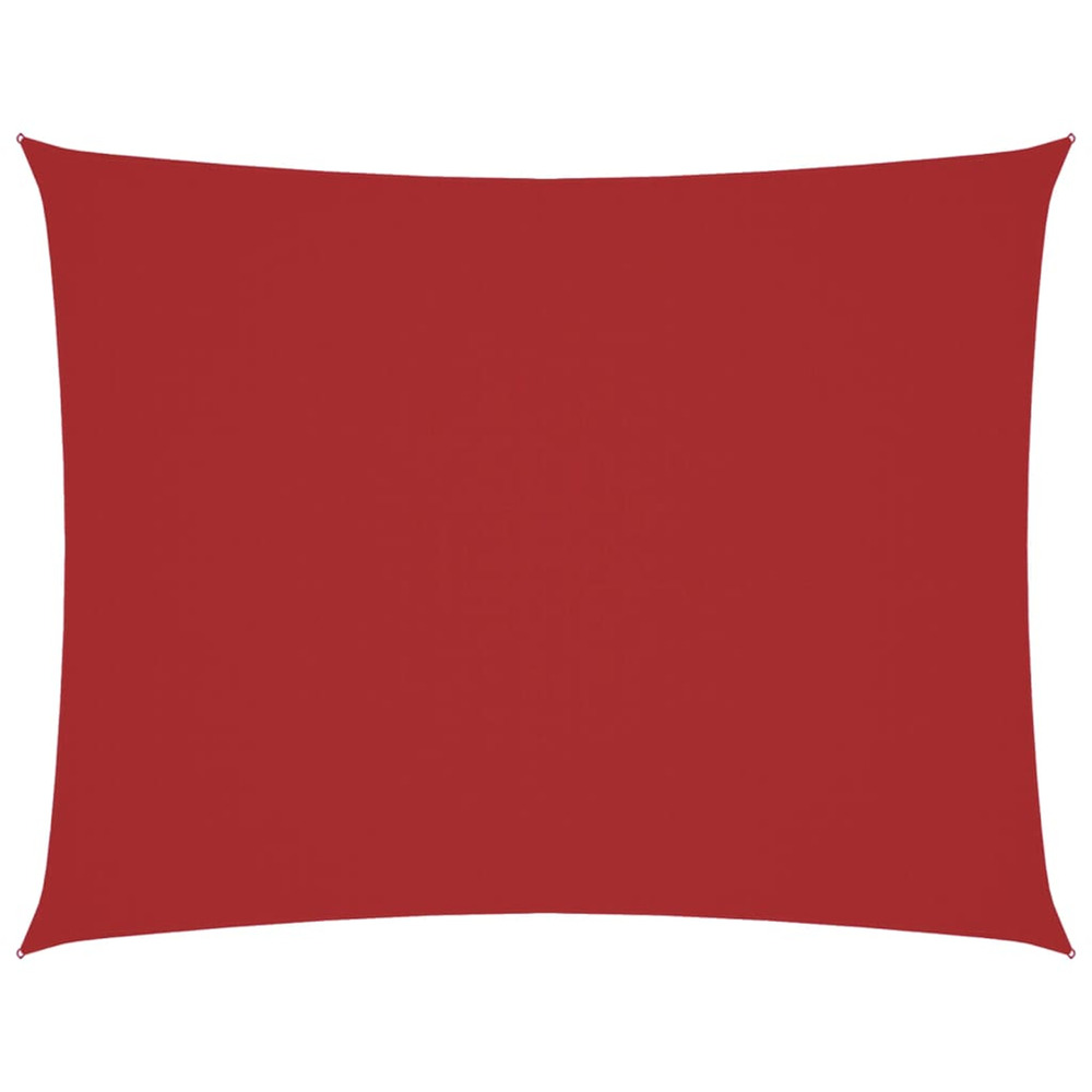 Voile de parasol tissu oxford rectangulaire 2x3,5 m rouge