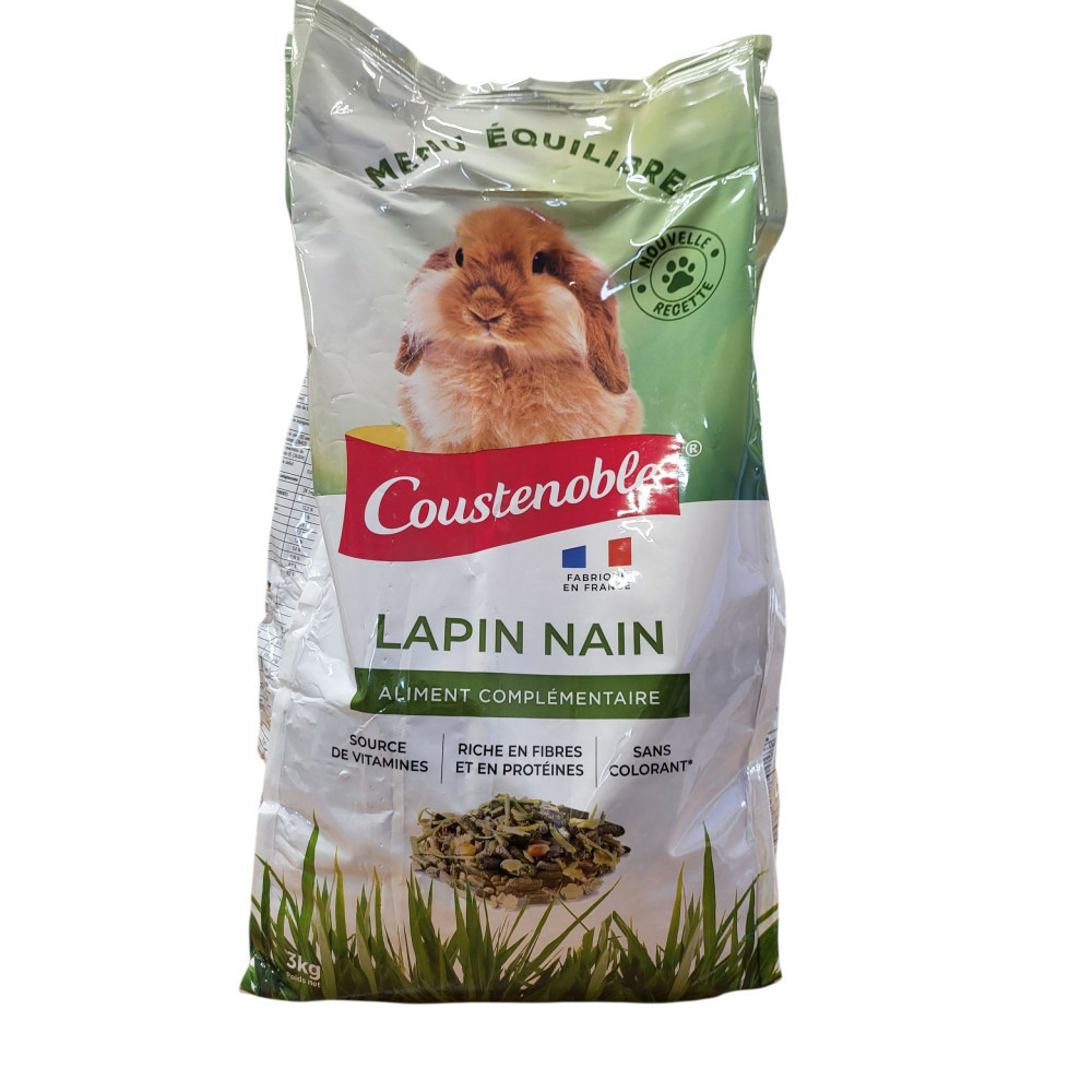 Mélange lapin nain equilibre sac 3 kg