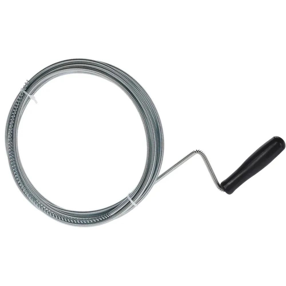 Furet de nettoyage pour canalisation 3m - métal avec poignée