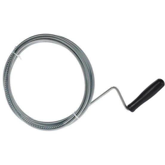 Furet de nettoyage pour canalisation 3m - métal avec poignée