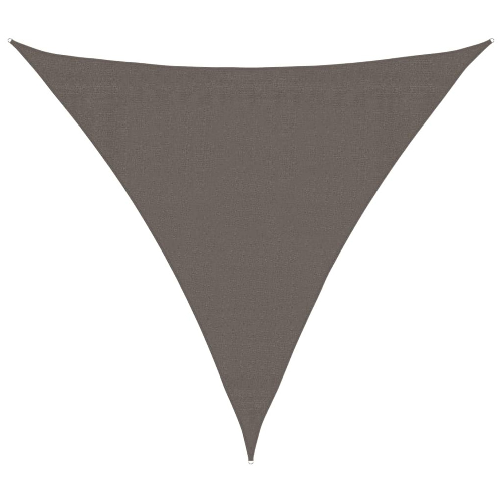 Parasol en pehd triangulaire 3,6 x 3,6 x 3,6 m anthracite