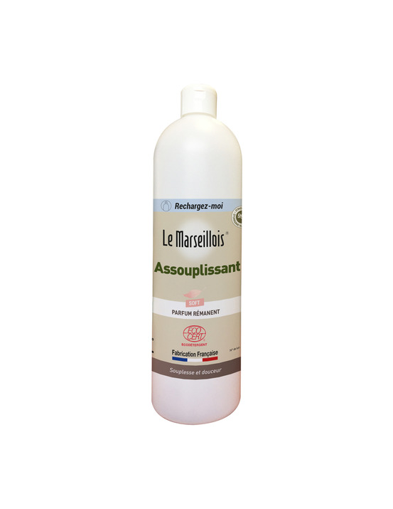 Assouplissant textile flacon vide 1l - le marseillois