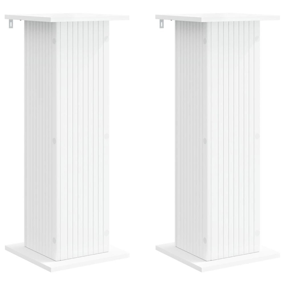 Support de plante 2 pc blanc 30,5 x 30 x 80,5 cm