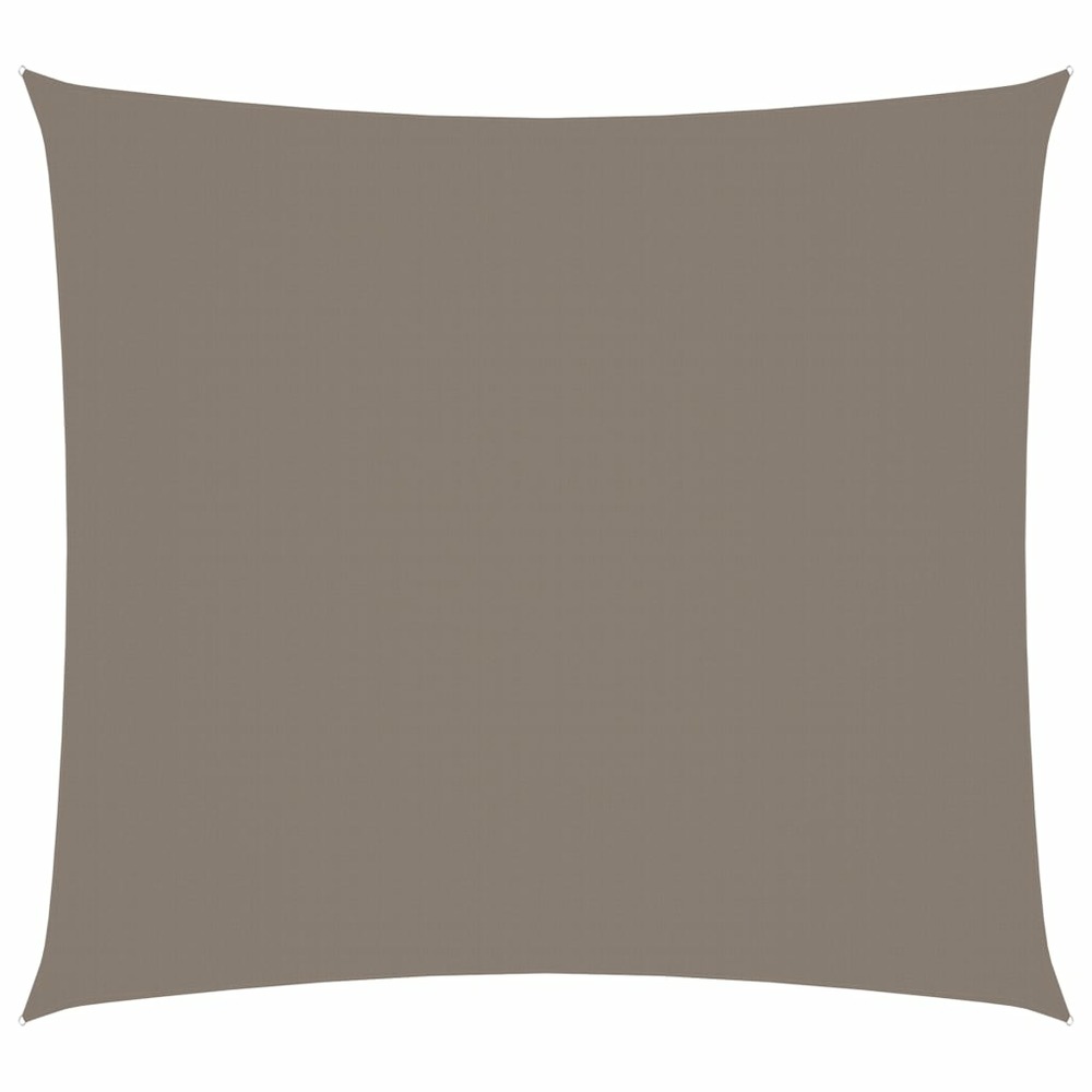 Voile toile d'ombrage parasol tissu oxford rectangulaire 2 x 2,5 m taupe
