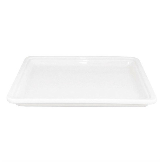 Plat blanc gn 1/2 whiteware 30 mm - olympia