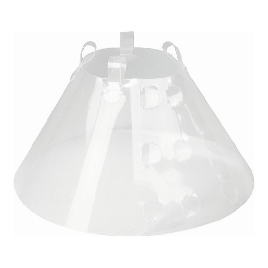 Collier de protection isabelino pour chiens kvp quick fit transparent (27-31 cm)