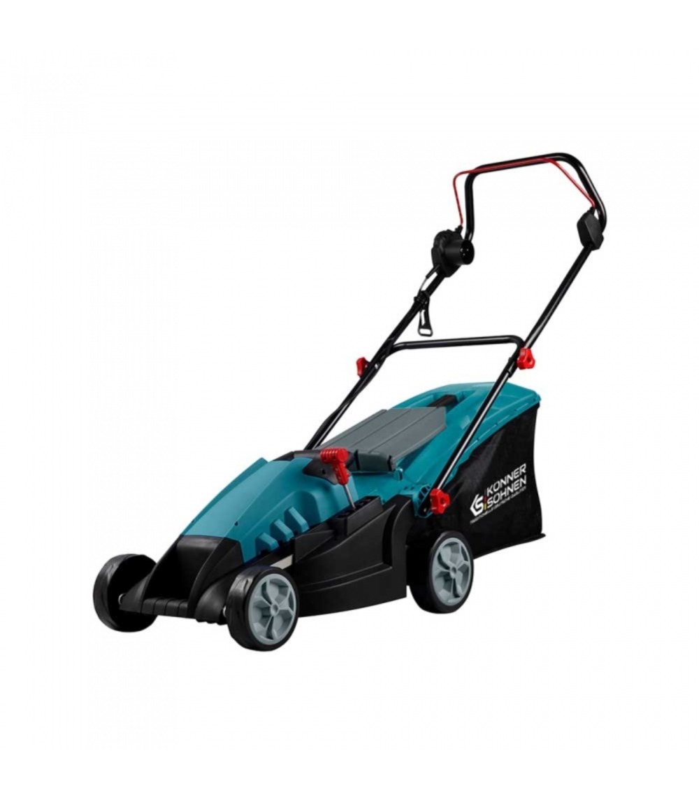 Tondeuse électrique 1400w, 38 cm de coupe, 3000 tr/min - könner söhnen ks 38lm-bl