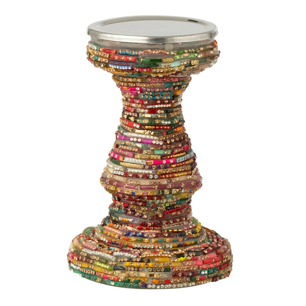Bougeoir déco en verre 