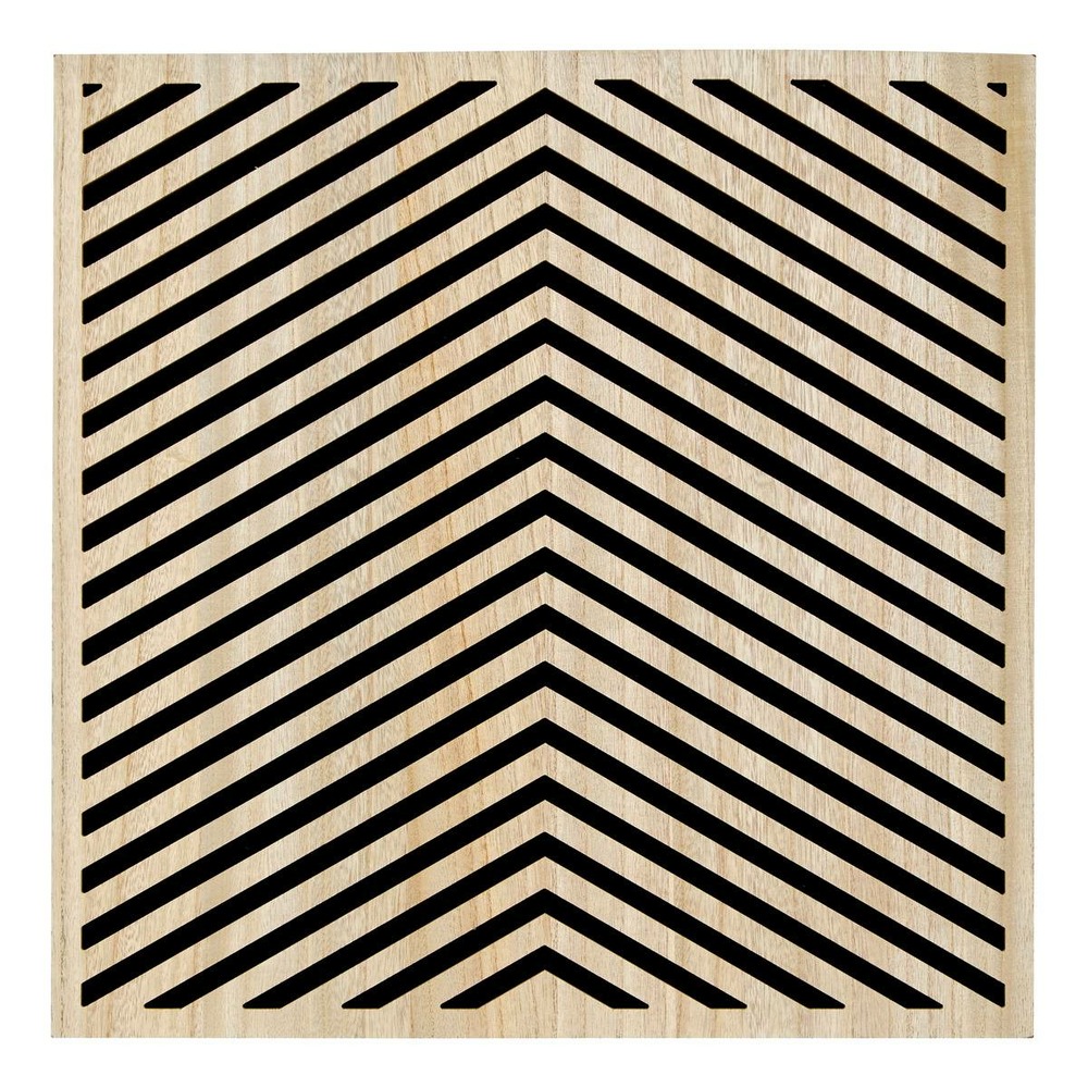 Panneau décoratif mural eileen 58x58cm chevrons