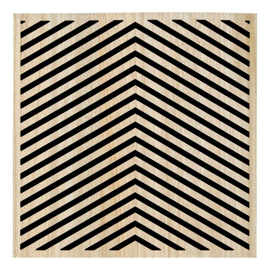 Panneau décoratif mural eileen 58x58cm chevrons