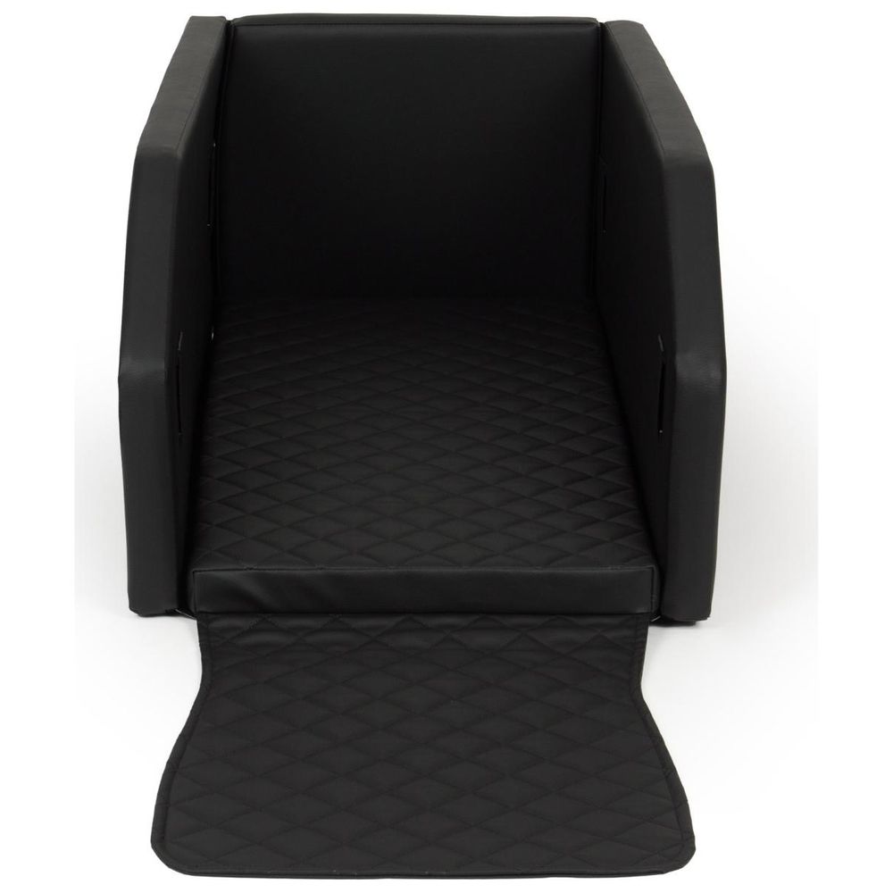 Velinda panier de voiture pliable pour chien 55x100cm — noir
