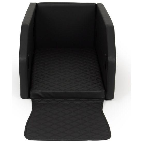 Velinda panier de voiture pliable pour chien 55x100cm — noir