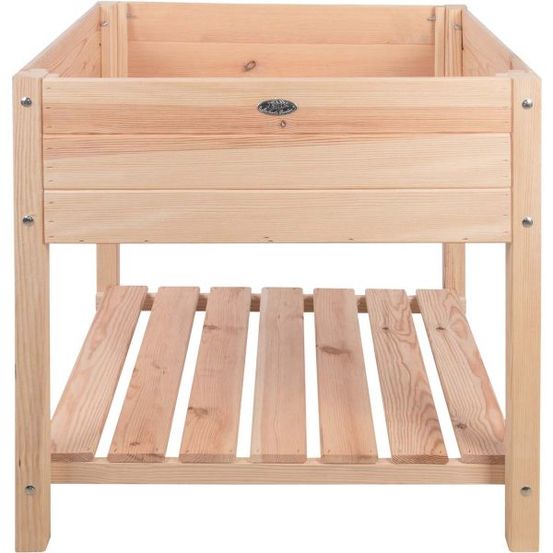 Carré potager en pin naturel sur pieds largeur 78 cm