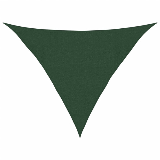 Voile d'ombrage 160 g/m² vert foncé 4x4x5,8 m pehd
