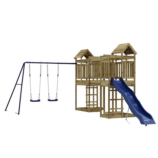 Aire de jeux d'extérieur bois de pin imprégné
