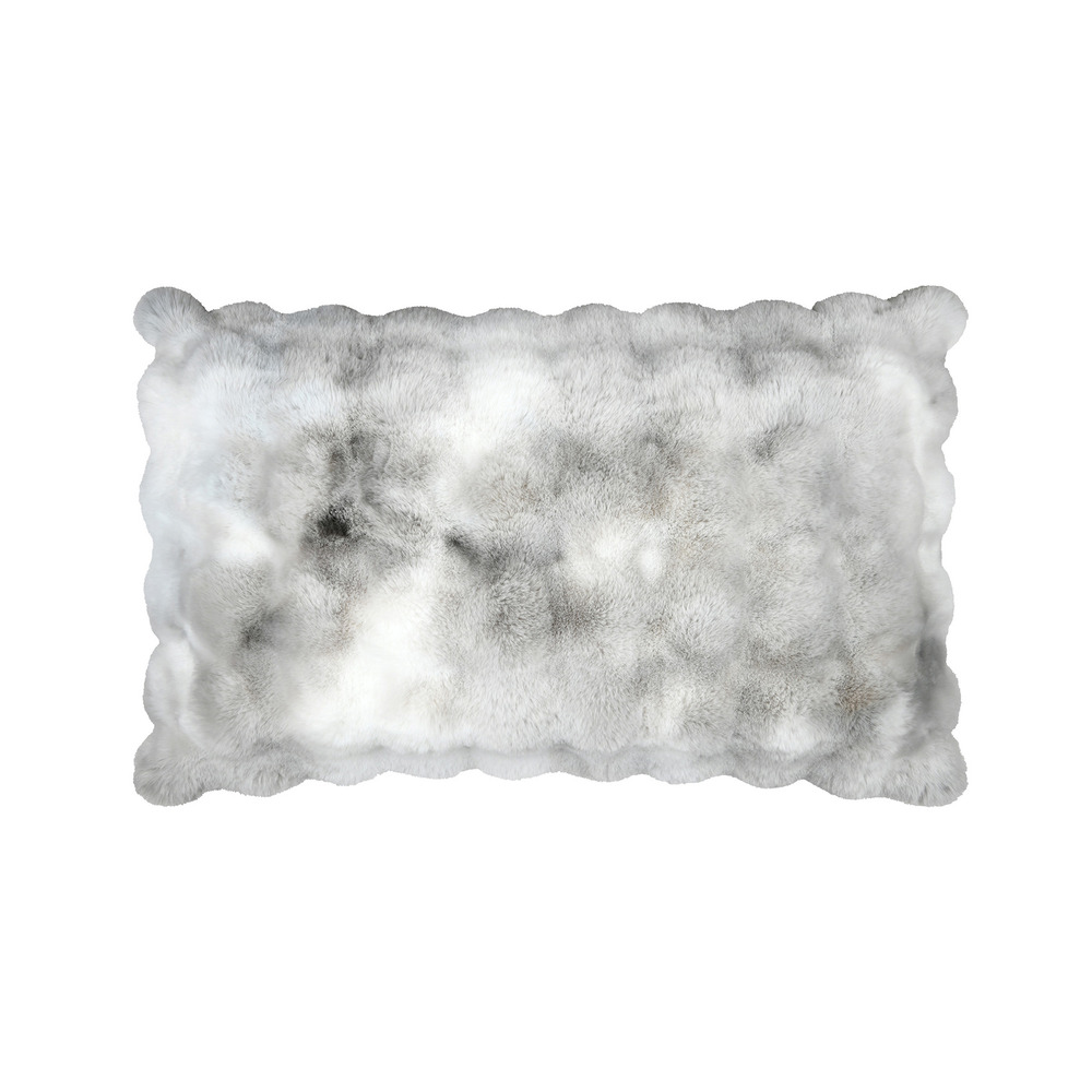 Lovely casa - coussin déhoussable imitation fourrure