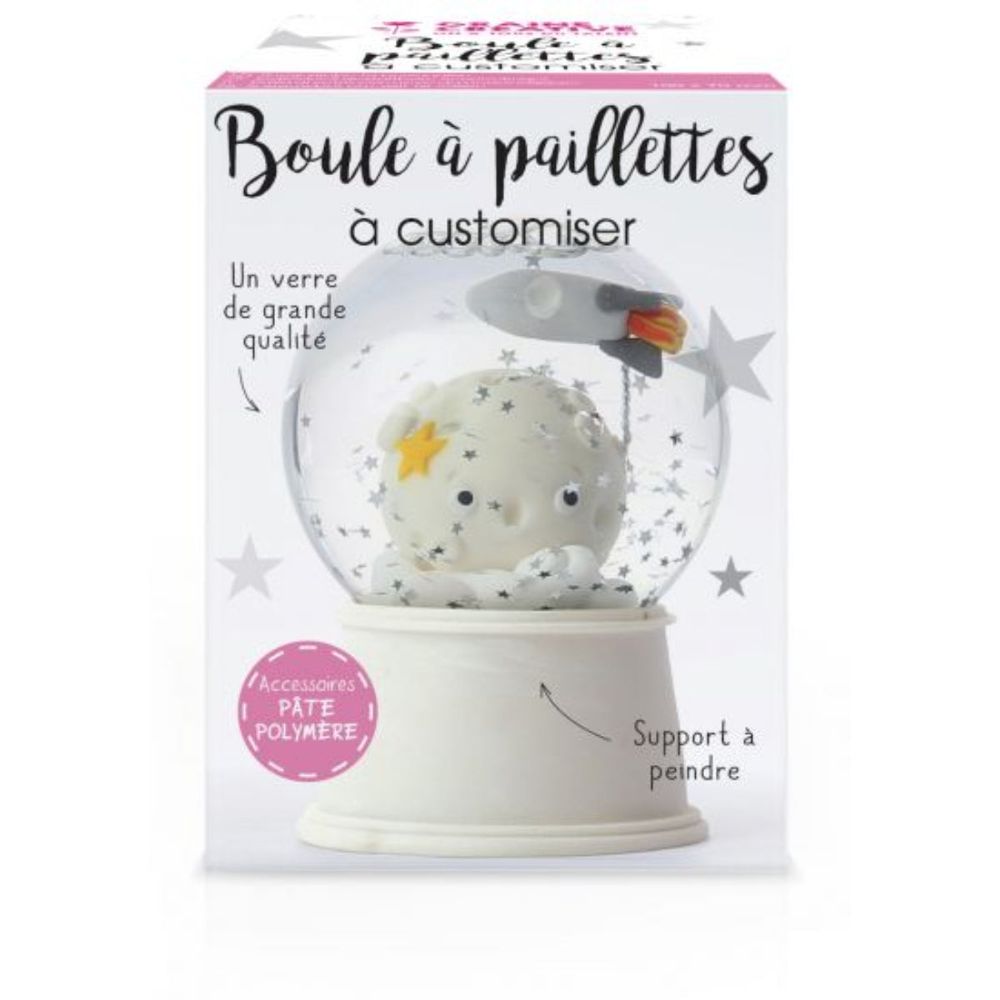 Boules à paillettes à customiser
