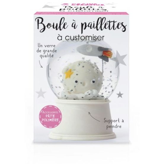 Boules à paillettes à customiser