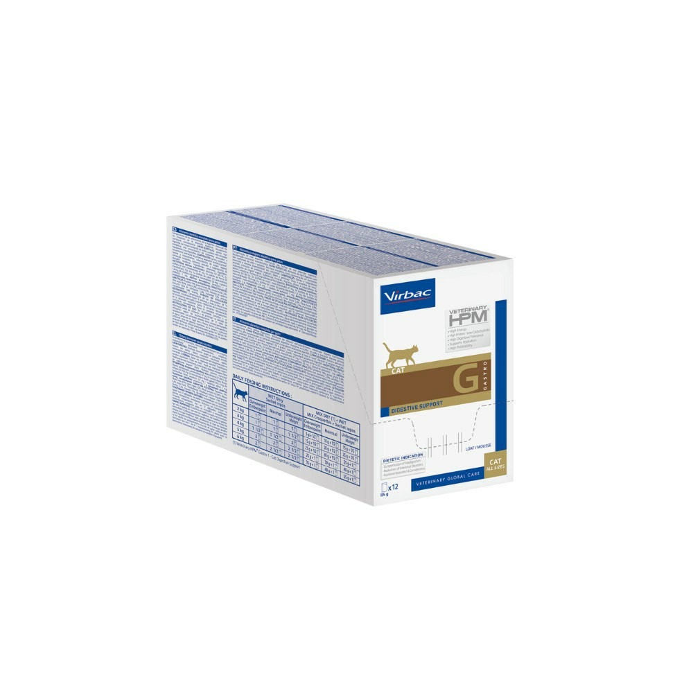 Vet hpm chat digestive support 12*85 g