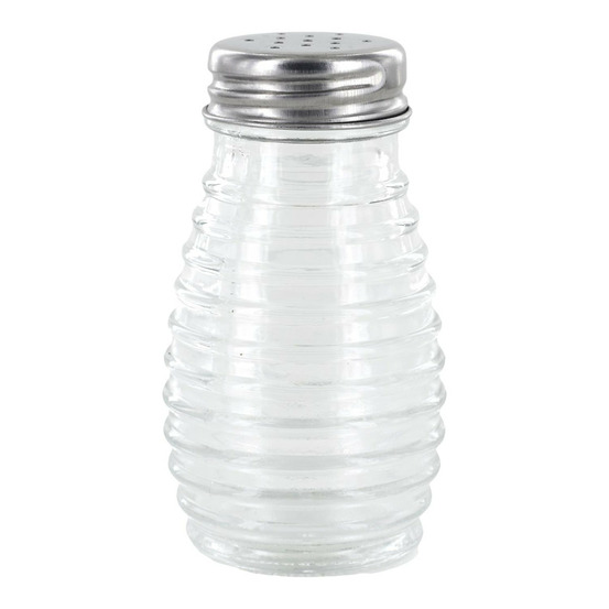 Salière poivrière en verre