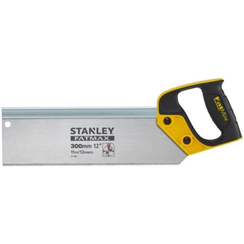 Scie a dos - stanley fatmax - 2-17-199 - 300 mm - 11 dents/pouce