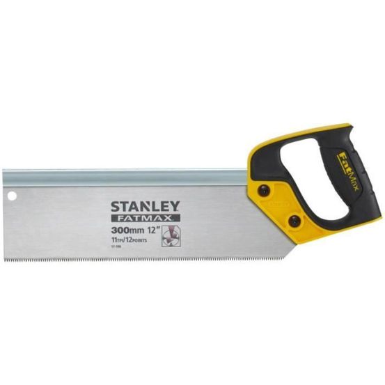 Scie a dos - stanley fatmax - 2-17-199 - 300 mm - 11 dents/pouce