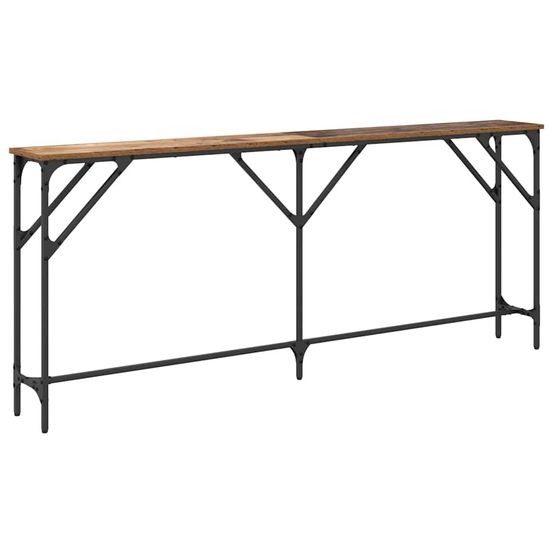 Table console bois ancien 180 x 23 x 75 cm