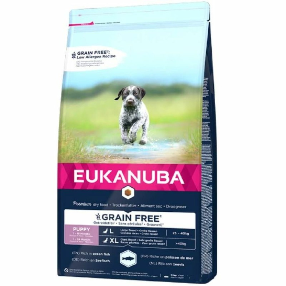 Croquettes chien junior large sans céréales - eukanuba 3 kg