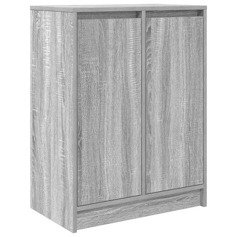 Buffet sonoma gris 57x34x76 cm bois d'ingénierie