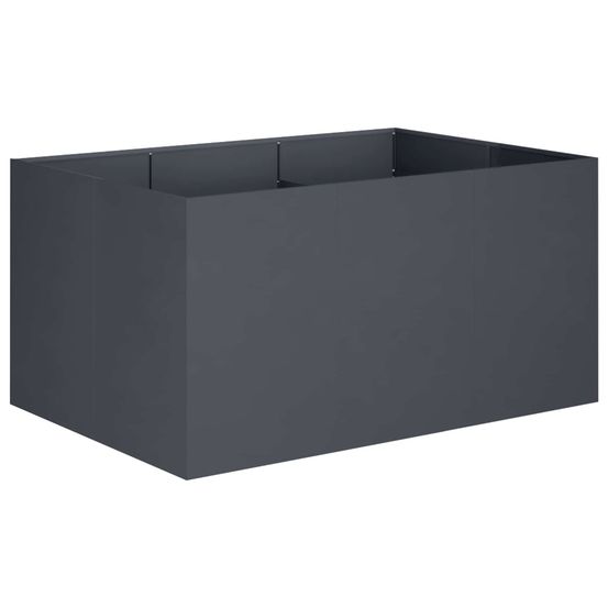 Cache-pot de jardin anthracite 120 x 80 x 60 cm