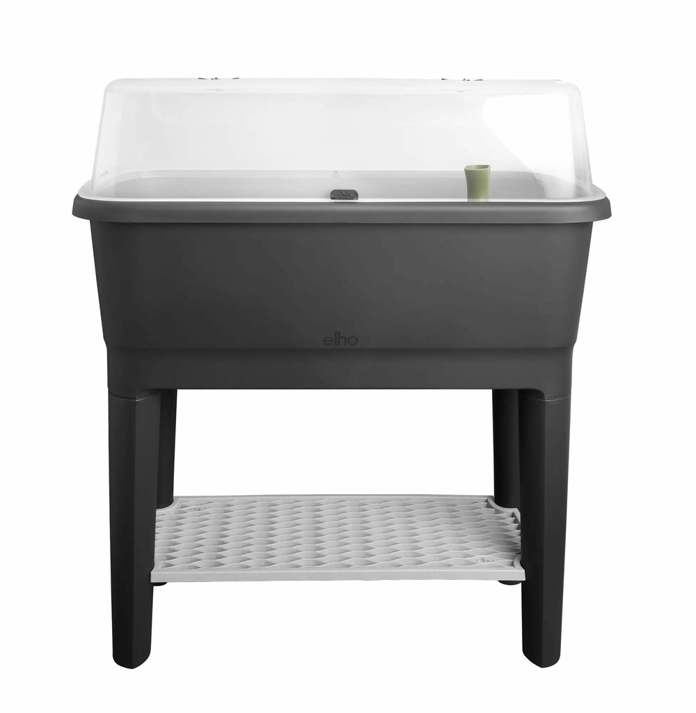 Noa potager sur pied - noir - 79 x 39 x 94 cm - culture et récolte - 100% recyclé