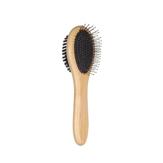 Brosse a poils et picots babu en bambou pour chat