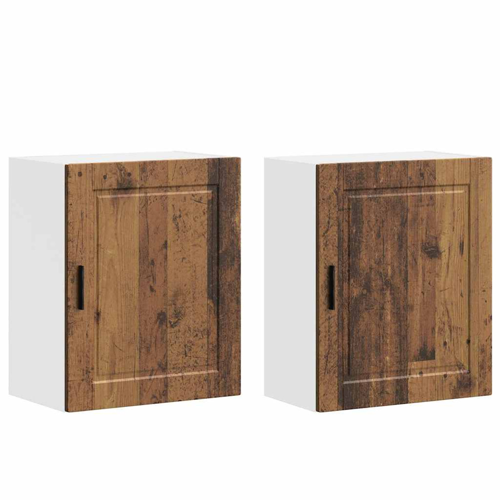 Armoires murales de cuisine 2 pcs porto vieux bois