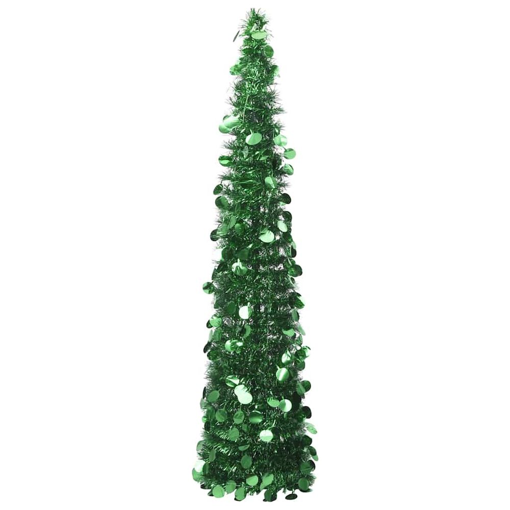 Sapin de noël pop-up pliable décoration pratique et rapide vert 150 cm